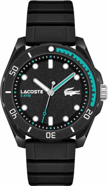 Lacoste 2011284 Black Rubber Strap Men's Watch