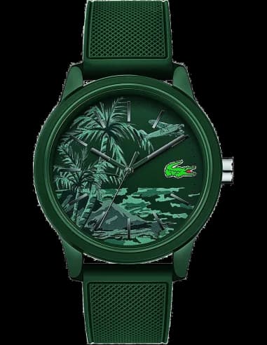 Lacoste 2011023 12.12 Resin and Silicone Green Men's Watch