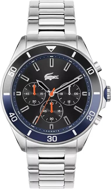 Lacoste 2011155 Silver Stainless Steel Men's Watch with Multifunctional Dial