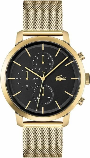 Lacoste 2011195 Stainless Steel Gold Milanese Mesh Watch