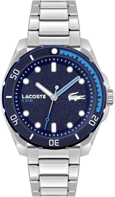 Lacoste 2011286 Finn Stainless Steel Silver and Blue Dial Men's Watch