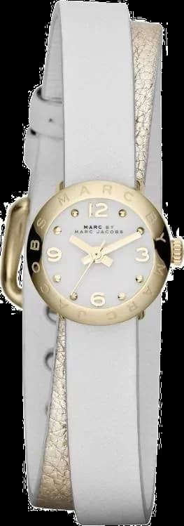 Montre Femme Marc by Marc Jacobs Amy MBM1255 Bande De Cuir Blanc