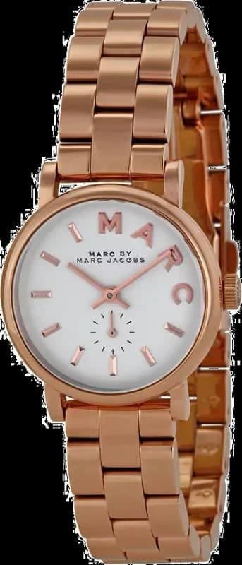 Montre Femme Marc by Marc Jacobs Baker Mini MBM3248 Bracelet En Acier Inoxydable or rose