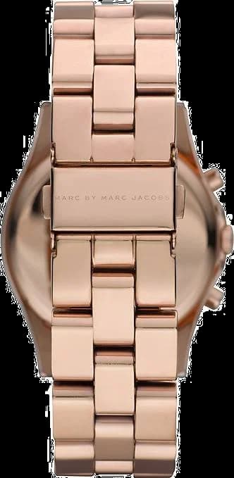 Montre Femme Marc By Marc Jacobs Henry Chrono MBM3118 Dorée rose et strass