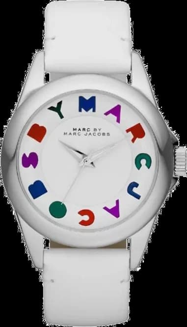 Montre Femme Marc by Marc Jacobs Henry MBM1190 Bande De Cuir Blanc