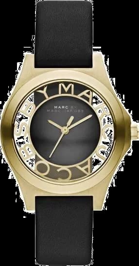 Montre Femme Marc by Marc Jacobs Henry MBM1340 Bracelet En Cuir Noir