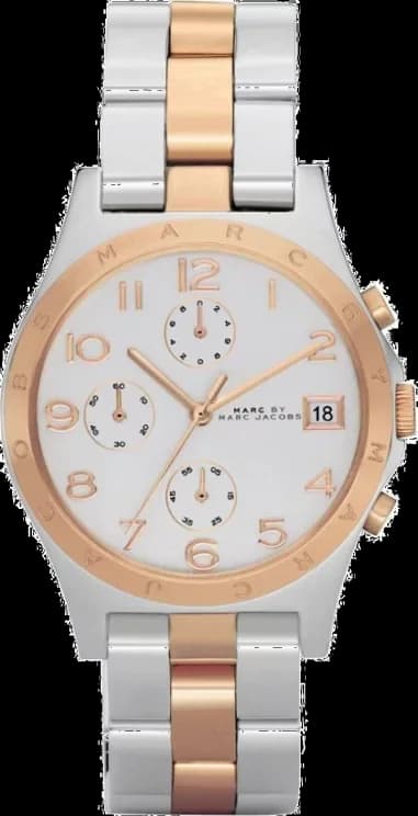 Montre Femme Marc by Marc Jacobs Henry MBM3070 Bracelet deux tons or rose et argent