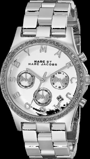 Montre Femme Marc By Marc Jacobs Henry MBM3104 Chrono argent