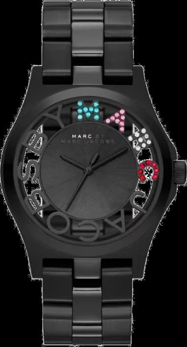 Montre Femme Marc by Marc Jacobs Henry MBM3265 Bracelet Noir En Acier Inoxydable