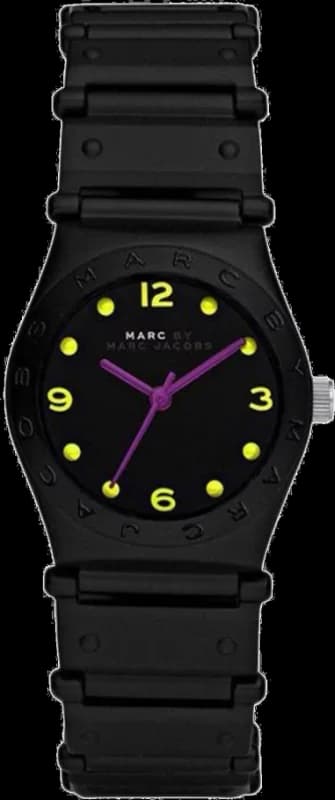 Montre Femme Marc by Marc Jacobs Henry MBM3512 Noir Bande Aluminium