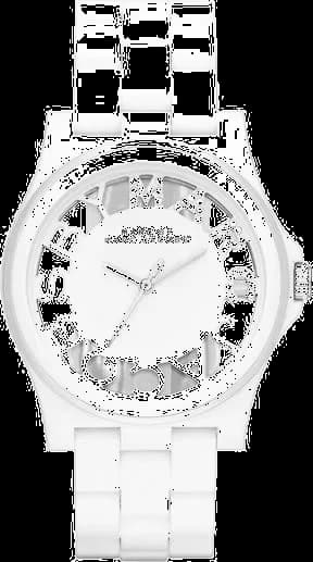 Montre Femme Marc by Marc Jacobs Henry Skeleton MBM4571 Bracelet en plastique blanc