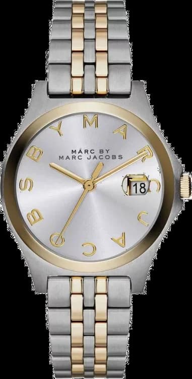 Montre Femme Marc by Marc Jacobs Slim Mini MBM3325 Bracelet bicolore en acier inoxydable