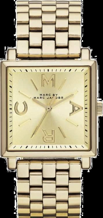 Montre Femme Marc By Marc Jacobs Truman MBM3259 Boîtier carré doré