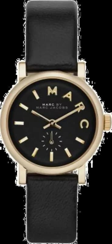 Marc Jacobs MBM1273 Baker Black Leather Strap Women's Watch