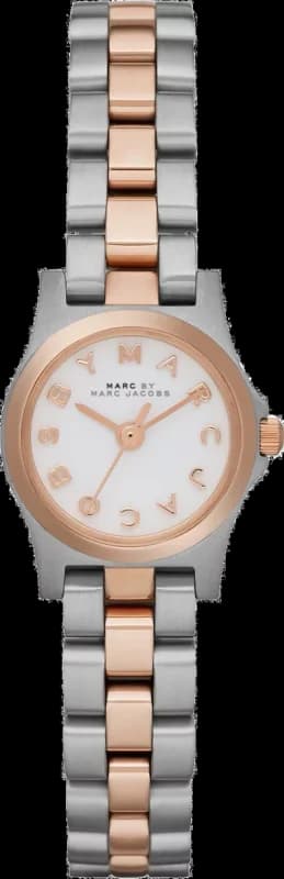 Montre Femme Marc Jacobs Henry MBM3261 bicolore argent or rose