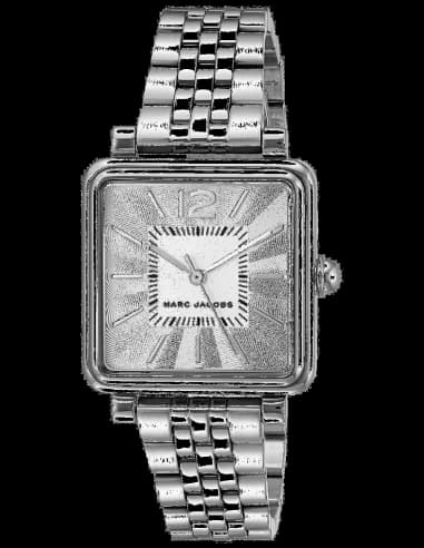 Marc Jacobs MJ3461 Square Dial Polished Steel Women's Watch