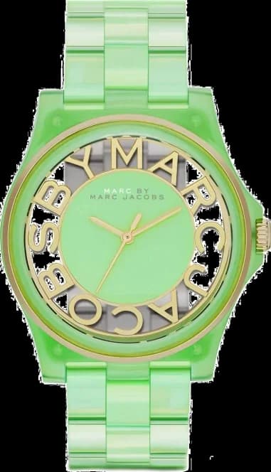 Marc Jacobs MBM4569 Green Transparent Plastic Men's Watch