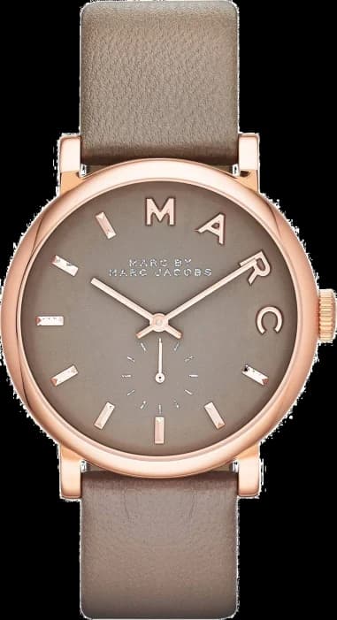 Marc Jacobs MBM1266 Rose Gold Stainless Steel and Grey Leather Women's Watch