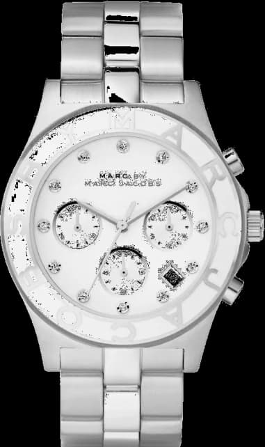 Marc Jacobs MBM3080 Chronograph Silver Stainless Steel Women's Watch