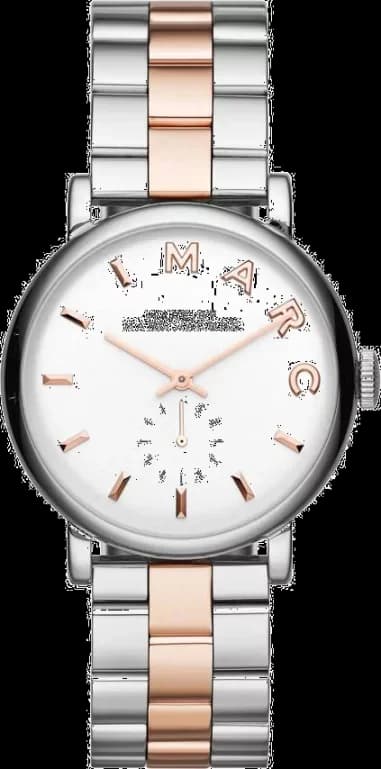 Marc Jacobs MBM3312 Baker Rose Gold Index Letters Women's Watch