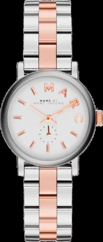 Marc Jacobs MBM3331 Two-Tone Stainless Steel Silver and Rose Gold Women's Watch