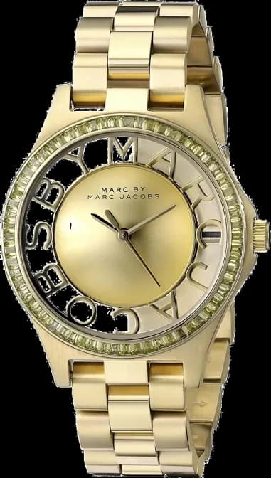 Marc Jacobs MBM3338 Henry Skeleton Gold Stainless Steel Women's Watch