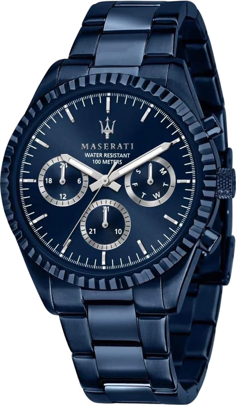 Maserati Competizione R8853100025 Quartz Blue Men's Watch