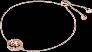Bracelet à chaine Michael Kors Premium en argent 925 plaqué or rose
