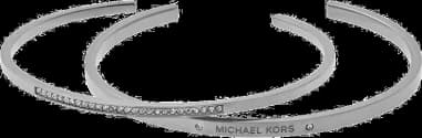 Bracelet Michael Kors MKJ4819040 coloris argent ouvert