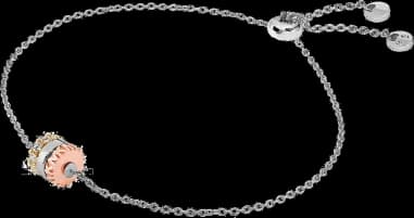 Michael Kors Bracelet coulissant à rondelles tricolores en argent 925