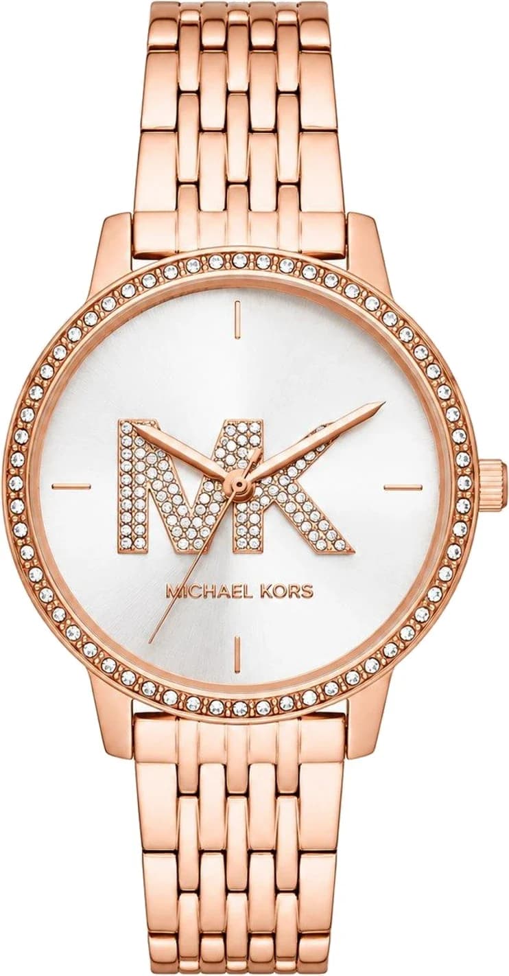 Michael Kors MK1052 Melissa Set Rose Gold Women's Watch with Steel Bracelet