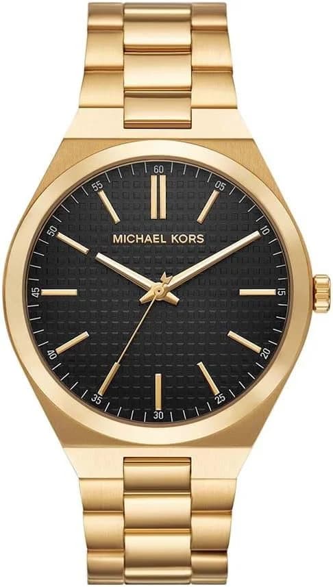 Michael Kors Lennox MK9226 Gold Men's Watch with Stainless Steel Bracelet