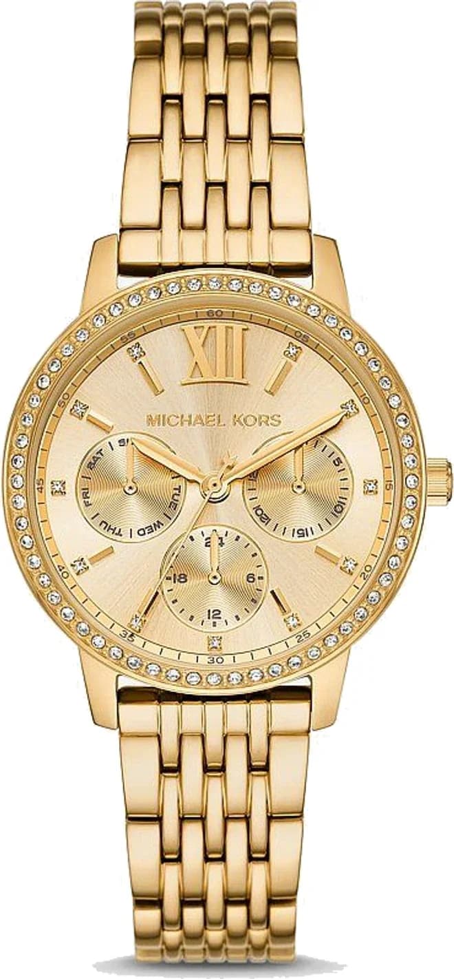 Michael Kors MKO1080 Melissa Gold Stainless Steel Link Women's Watch