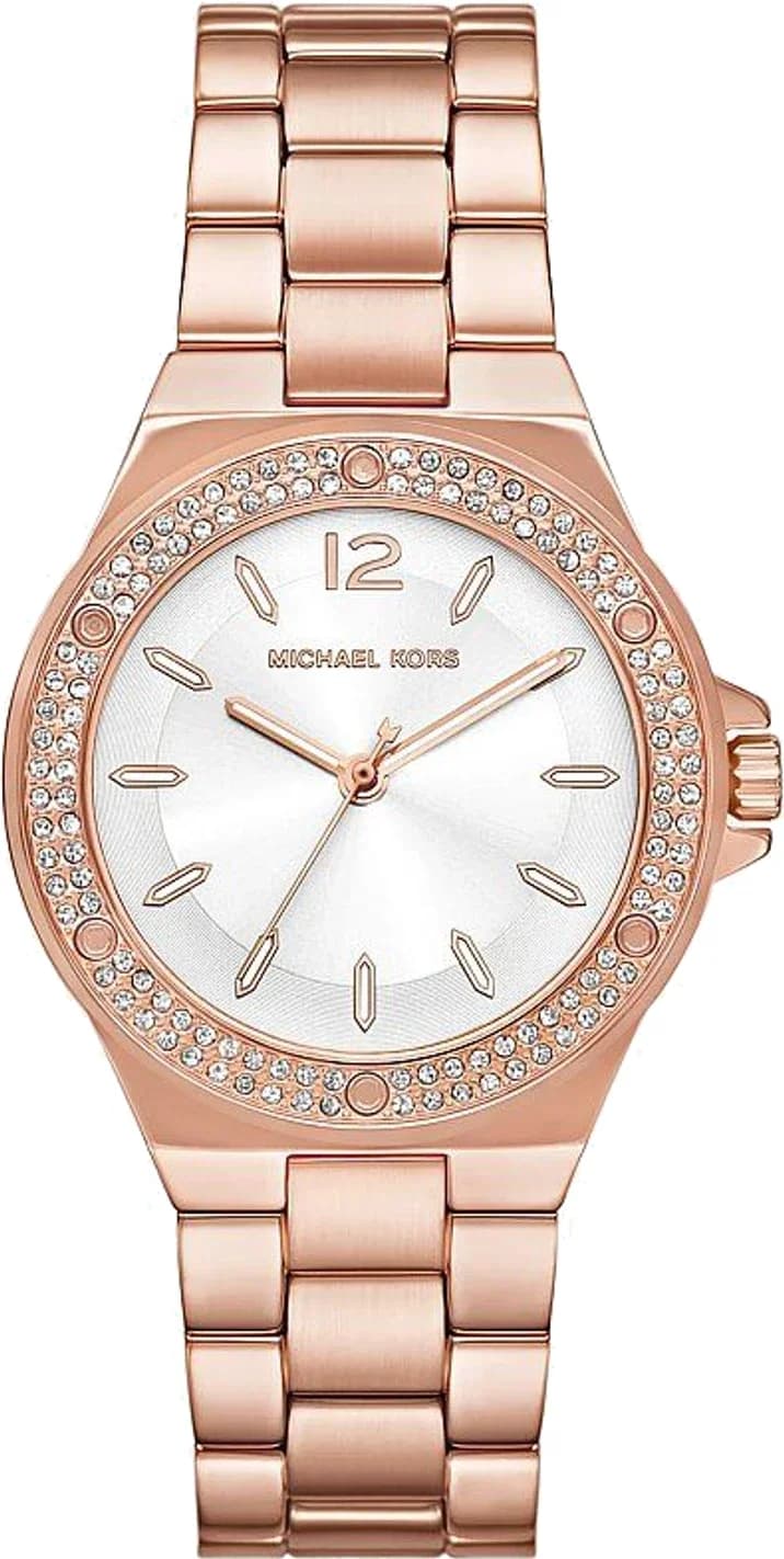 Michael Kors Lennox MKO1187 Rose Gold Stainless Steel Link Women's Watch