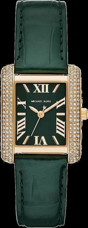 Michael Kors MK4697 Green Dial and Green Leather Strap Women's Watch
