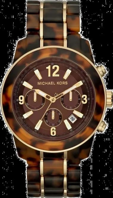 Montre Femme Michael Kors Preston MK5805 Bracelet en acétate écailles de tortue