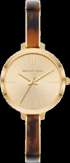 Montre Michael Kors Jaryn MK4341 à cadran doré bracelet havane