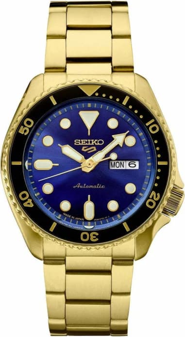 Montre Homme Seiko 5 Sports U.S SRPK20 automatique cadran bleu