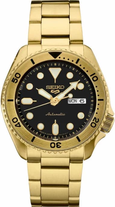 Montre Homme Seiko SRPK18 Automatique Acier Cadran Noir