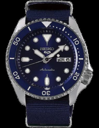 Montre Seiko SRPD51K2 Automatique Cadran Bleu et Bracelet NATO