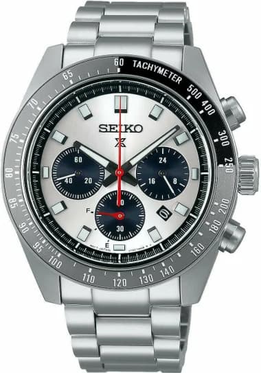 Montre Seiko SSC911P1 Prospex Speedtimer Solaire Acier Argenté
