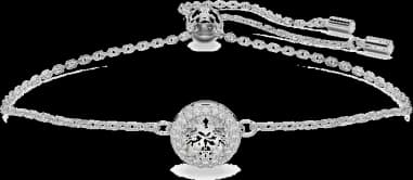 Swarovski Constella 5636266 Bracelet Round Pavé White Rhodium-Plated