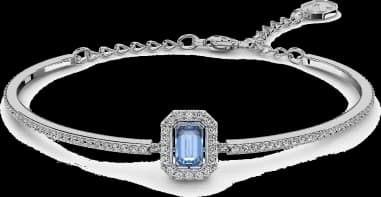Swarovski Millenia Bangle Bracelet in Rhodium-Plated Metal