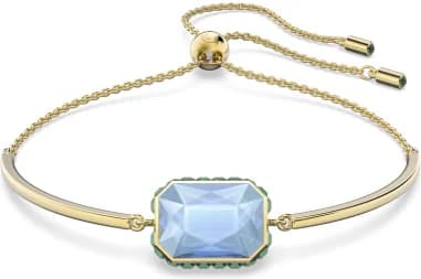 Swarovski Orbita Crystal Octagonal Multicolour Gold-Tone Bracelet