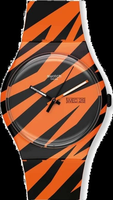 Swatch SUOZ703 Orange Watch