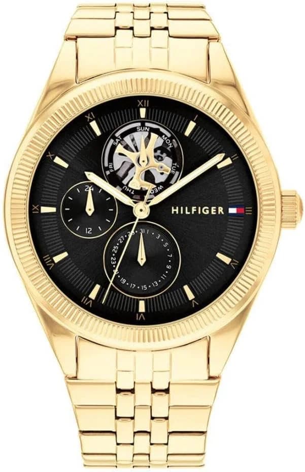 Tommy Hilfiger Monica 1782717 Black Dial Stainless Steel Women's Watch