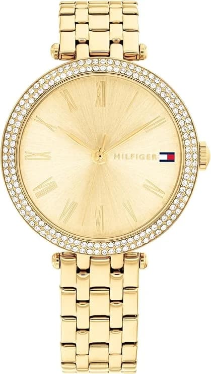 Tommy Hilfiger Natalie 1782718 Gold Dial Stainless Steel Women's Watch