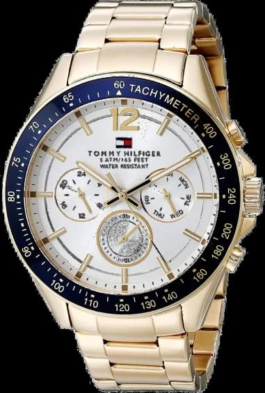 Montre Tommy Hilfiger 1791121 Multifonction en Acier Doré 44mm
