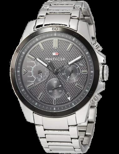 Montre Tommy Hilfiger 1791564 Decker Bracelet Silicone Bleu et Acier