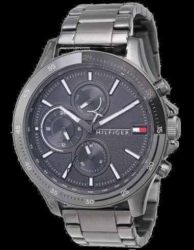 Montre Tommy Hilfiger 1791719 Bank Cadran Bleu et Bracelet Acier